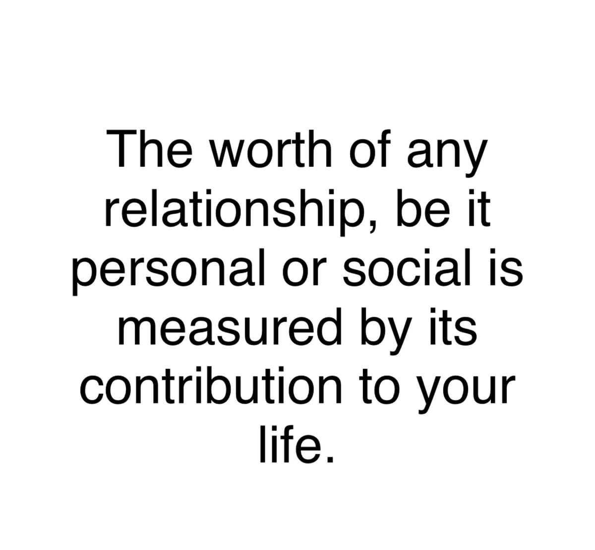 Sunday morning fix~Relationships