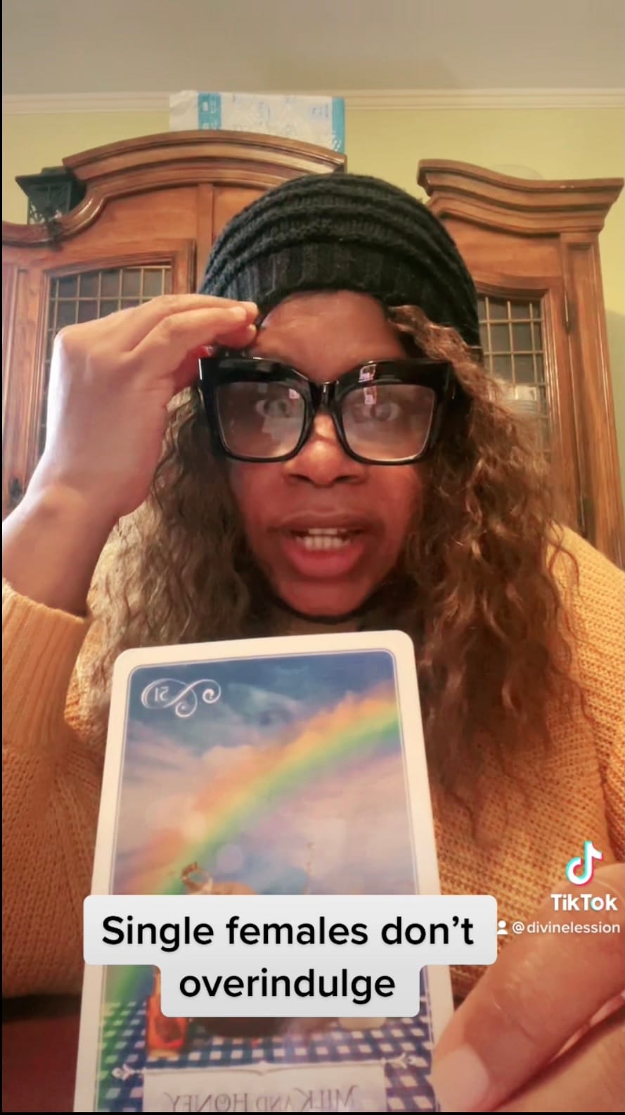 Energy reading for all single females, January 2022